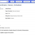 Coordinateur national de projet – Résilience climatique (Zimbabwe)