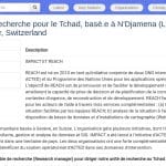 Responsable de Recherche Humanitaire – Tchad (N&rsquo;Djamena)