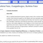 Directeur·trice Pays – SNV Burkina Faso