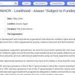 Assistant·e de Projet – Moyens de subsistance (UNHCR) – Aswan