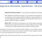 Associé TI Opérations – WFP Caracas