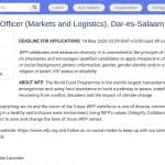 Responsable des marchés et de la logistique (FtMA) – Dar es Salaam