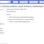 Consultant national en communication – Projet Kenya