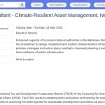 Consultant international – Gestion d&rsquo;actifs climato-résiliente