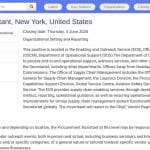 Assistant(e) aux Achats – Nations Unies, New York