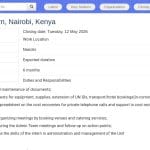 Stagiaire administratif – OCHA Nairobi