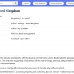 Stagiaire en Risques Climatiques – Londres