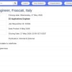 Ingénieur Applications EO – Innovation et Déploiement