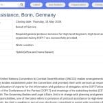 Consultant en Protocole pour la COP17 – Bonn