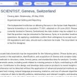 Data Scientist Associé – Enquêtes Humanitaires