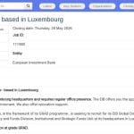 Graduate en Private Equity – Luxembourg