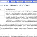 Conseiller en Gestion des Ressources – Finance