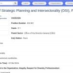 Directeur(trice) de la Planification Stratégique et de l&rsquo;Intersectorialité