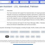 Assistant(e) d&rsquo;Équipe – Projets Migratoires – Islamabad
