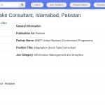 Consultant en évaluation de l&rsquo;adaptation climatique – Pakistan