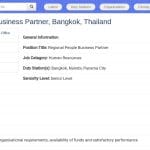 Regional People Business Partner – Bangkok