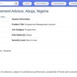 Conseiller en gestion de programme – Assainissement et santé menstruelle