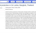 Consultant en protection sociale face au climat – Sri Lanka