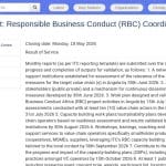 Coordinateur RBC – Conduite Responsable des Entreprises (Genève)