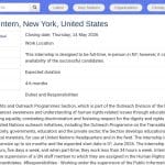 Stagiaire en Information Publique – Droits Humains