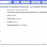 Consultant(e) en Partenariats Privés – UNICEF Maroc