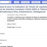 Consultant·e international·e – Étude de capitalisation du programme ZARA MIRA (télétravail)