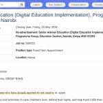 Conseiller principal en éducation numérique (mise en œuvre)