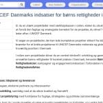 Chef de projet – Droits de l&rsquo;enfant chez UNICEF Danemark