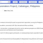 Chargé·e de Projet – Autonomisation des Jeunes, Catbalogan