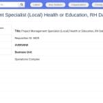 Spécialiste en gestion de projets santé ou éducation