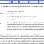 Stage en affaires politiques : analyse et visualisation de données