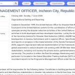 Chargé de Gestion de Programme – Réduction des Risques de Catastrophes