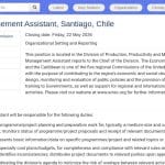 Assistant(e) à la gestion de programmes – Santiago