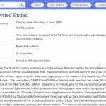 Stagiaire en statistiques – Nations Unies (New York)