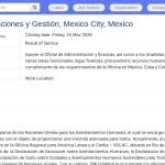 Assistant(e) aux Opérations et à la Gestion – ONU-Habitat Mesoamérique