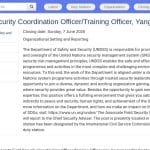 Coordinateur sécurité et formateur terrain – Yangon