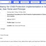 Consultant international en protection de l&rsquo;enfance en milieu scolaire