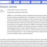Chef de la Division Environnement – Amman