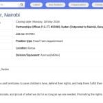 Chargé(e) des Partenariats – Développement (Nairobi)