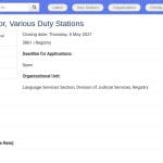 Traducteur Freelance – Postes Multiples (SIÈGE & Terrain)