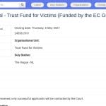 Visiting Professional – Trust Fund for Victims (EC Grant) – La Haye
