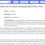Facilitateur communautaire en actions anticipatoires – Piura