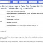 Moniteur Municipal de Gouvernance SAN – UNICEF