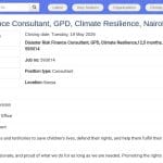 Consultant en Financement des Risques de Catastrophe – Climat & Résilience
