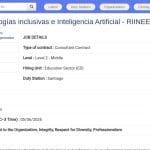Consultant·e en technologies inclusives et IA – RIINEE, Santiago