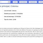 Conseiller technique principal – Centre des métiers portuaires