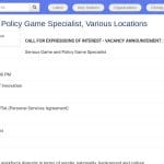 Spécialiste Serious Game et Policy Game