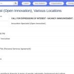 Spécialiste en Innovation Ouverte (Roster Consultant)