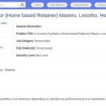 Coordinateur·trice National·e pour le Climat – Lesotho (Télétravail)