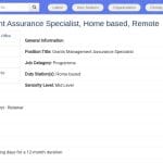Spécialiste en Assurance des Subventions (Home-based)